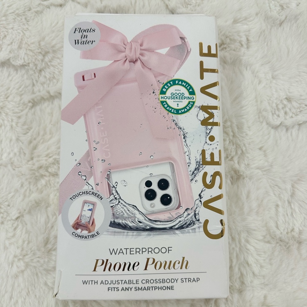 Case-Mate Light Pink Waterproof Phone Pouch
